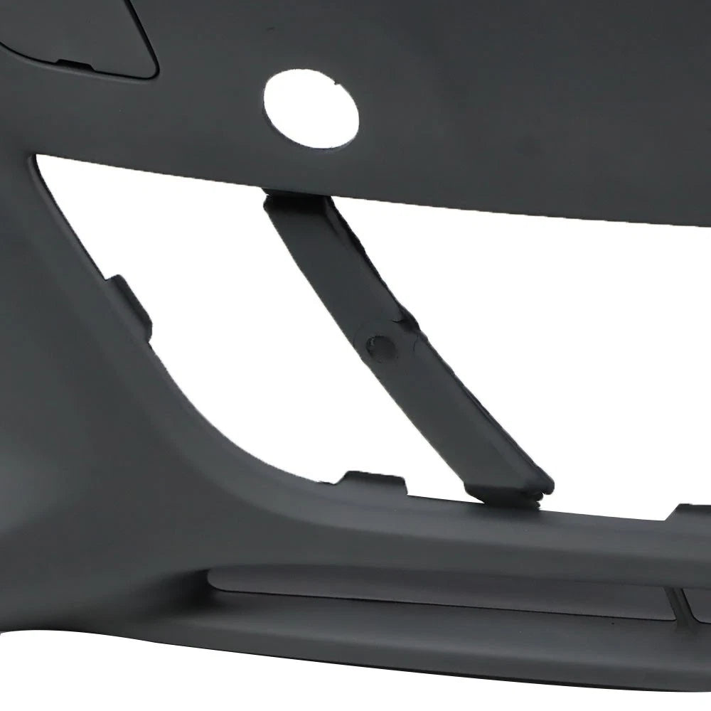 Front Bumper Cover & Grille Combo for Ford Fusion (2013-2016) Black Chrome
