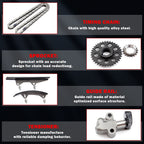 Engine Timing Chain Kit for Toyota 4Runner Pickup Celica (1990-2002)