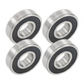 4Pcs 63/28-2RS Bearings for (28×68×18mm) Double Rubber Seals