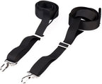2X Adjustable Bimini Top Tie Down Webbing Straps with Snap Hooks for Boat