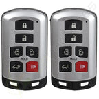 2 Replacement Keyless Entry Remote Key Fob for Toyota Sienna (2011–2019)