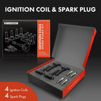 Set of 4 Ignition Coils & Spark Plugs for Mitsubishi 2.0L
