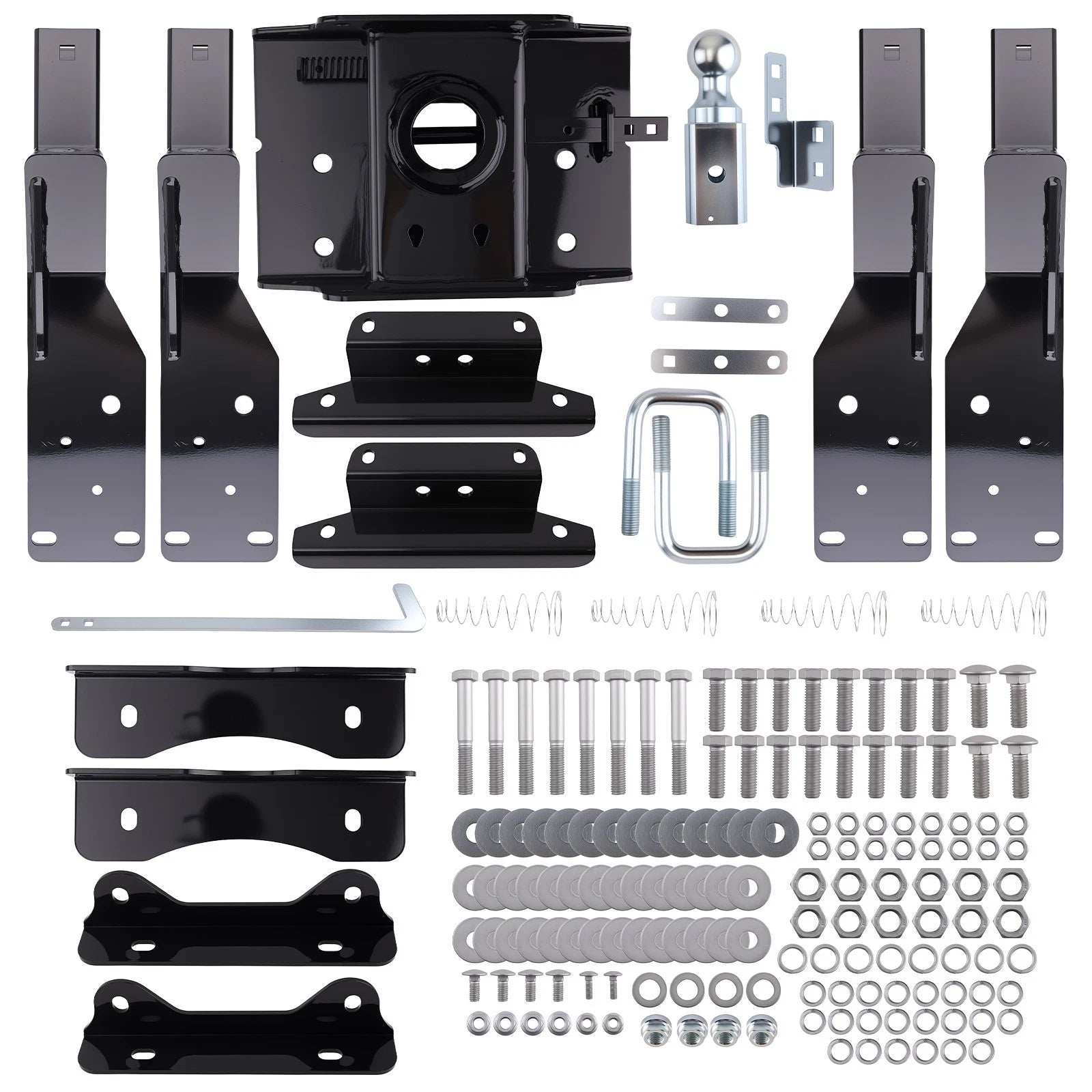 Gooseneck Hitch for Ford F-250 F-350 F-450 (2023–2025) 30K Black Powder Coated