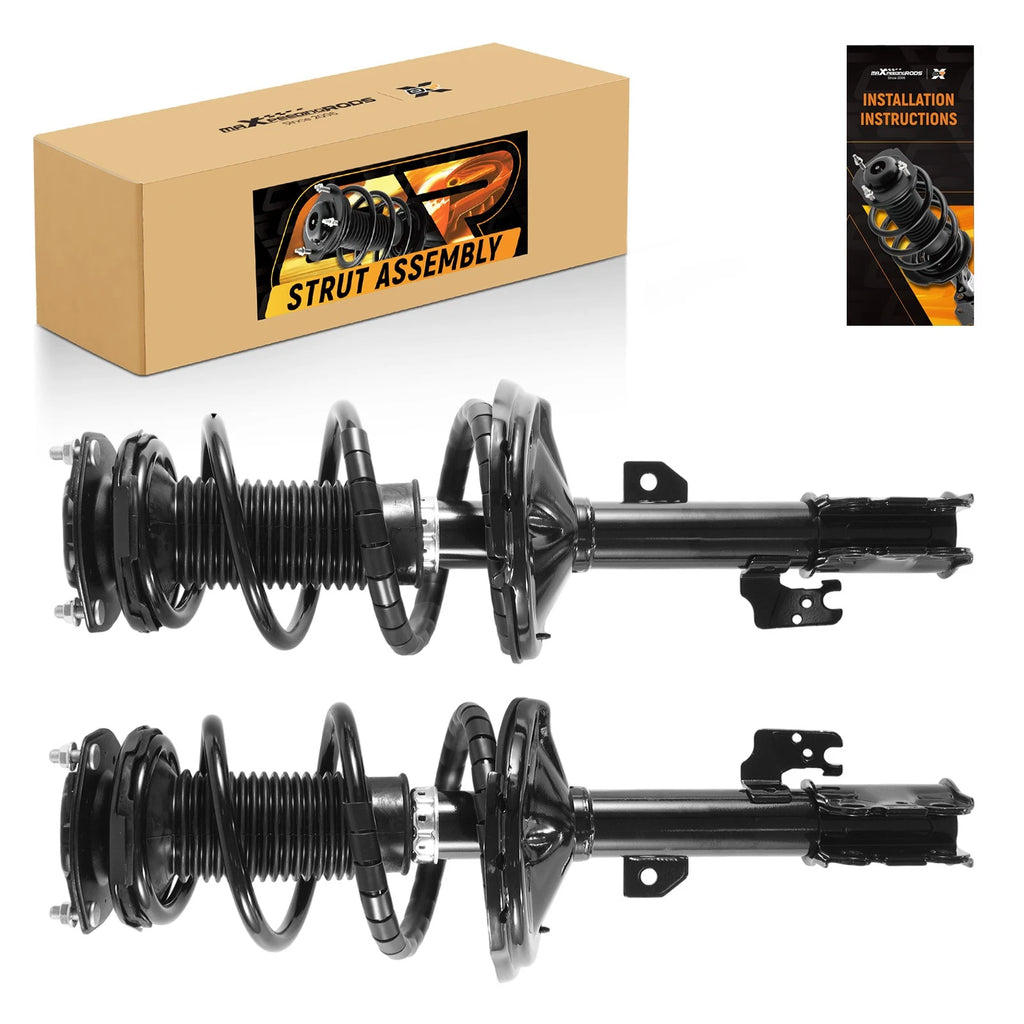 Set of 2 Front Complete Struts Assembly with Spring for Toyota Highlander (2004–2007)
