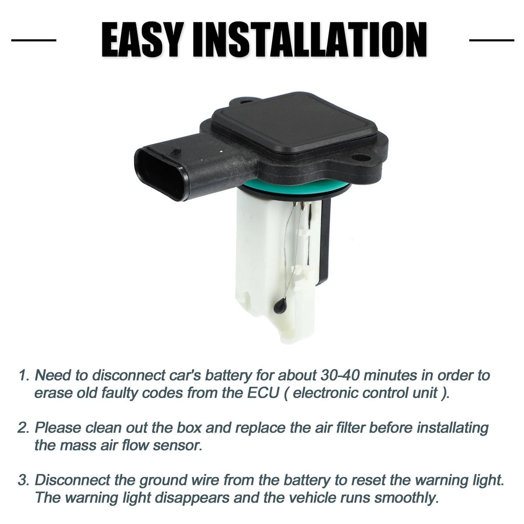 Mass Air Flow Sensor 5WK97512 for BMW 135i (2011–2013)
