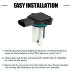 Mass Air Flow Sensor 5WK97512 for BMW 135i (2011–2013)