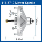 Blade Deck Spindle for Toro Exmark Quest 48" 52" (Fits 116-5712 109-8744)