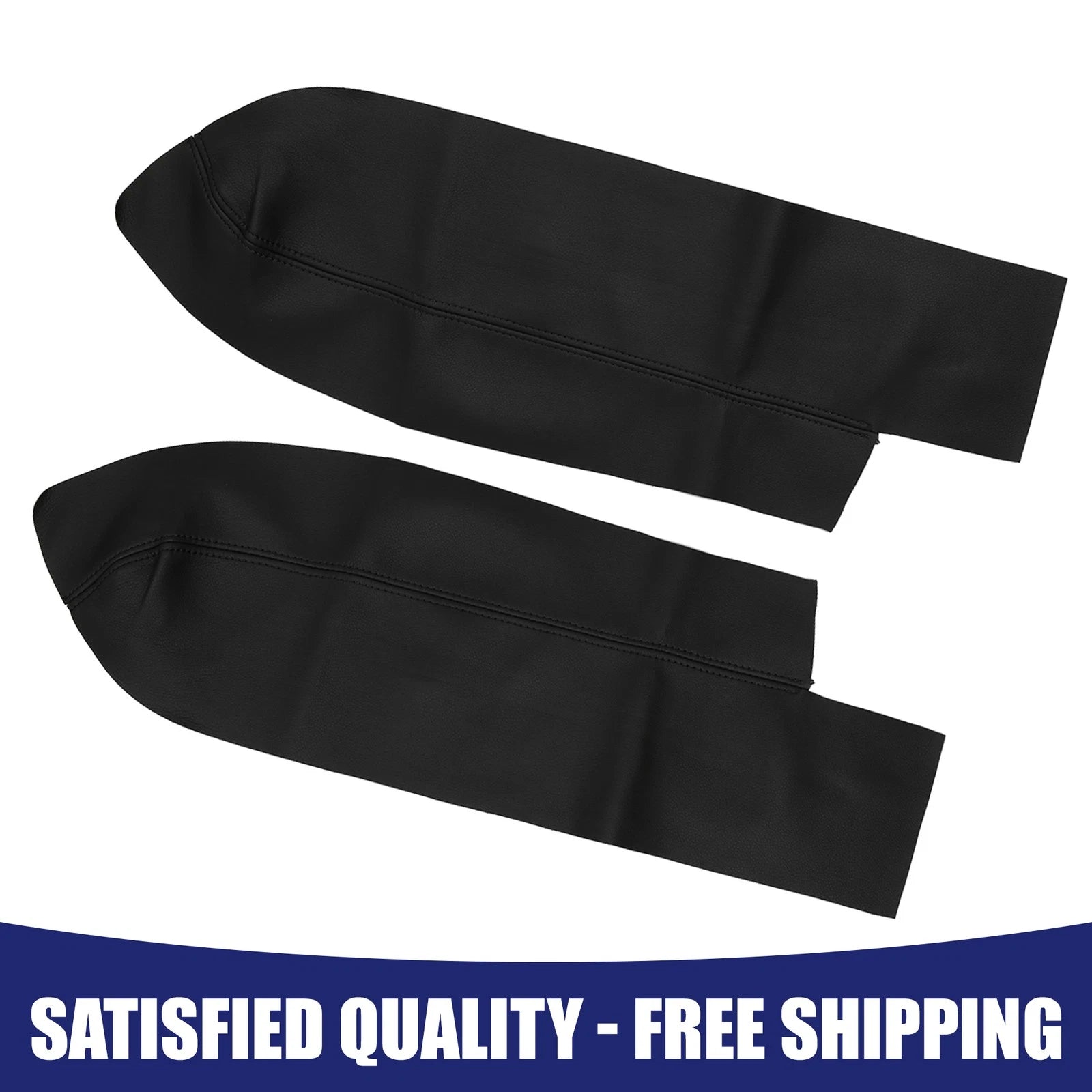 Set of 2 Leather Front Door Panels Armrest Covers for Honda CR-V 