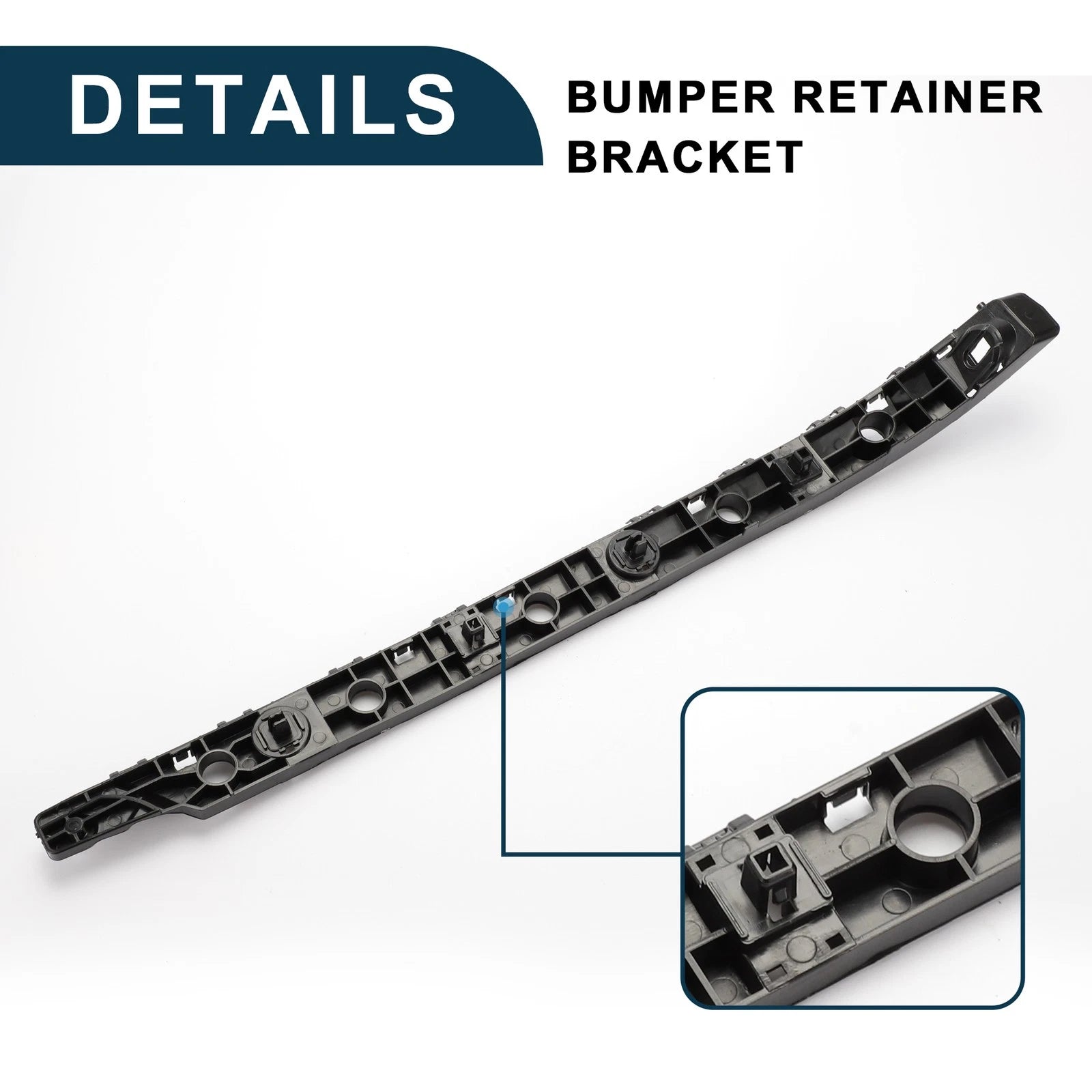 Right Rear Bumper Retainer Bracket No. 852204CE0A for Nissan Rogue (2014–2017)