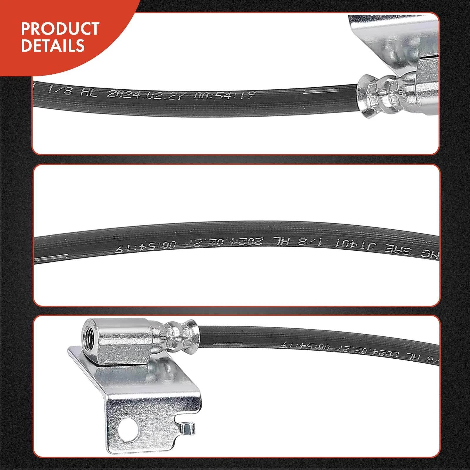 Rear LH Brake Hydraulic Hose for Ford E-550 (2002)