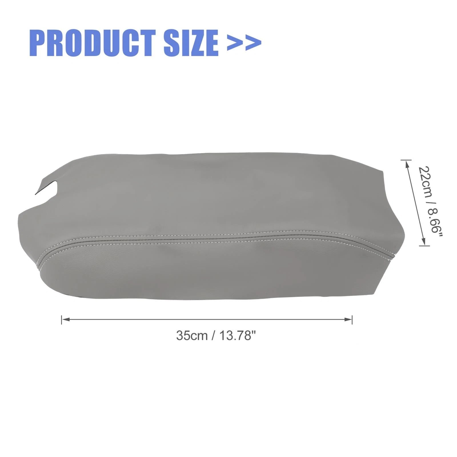 Center Console Lid Armrest Cover for Ford F150 (2009–2014) Gray