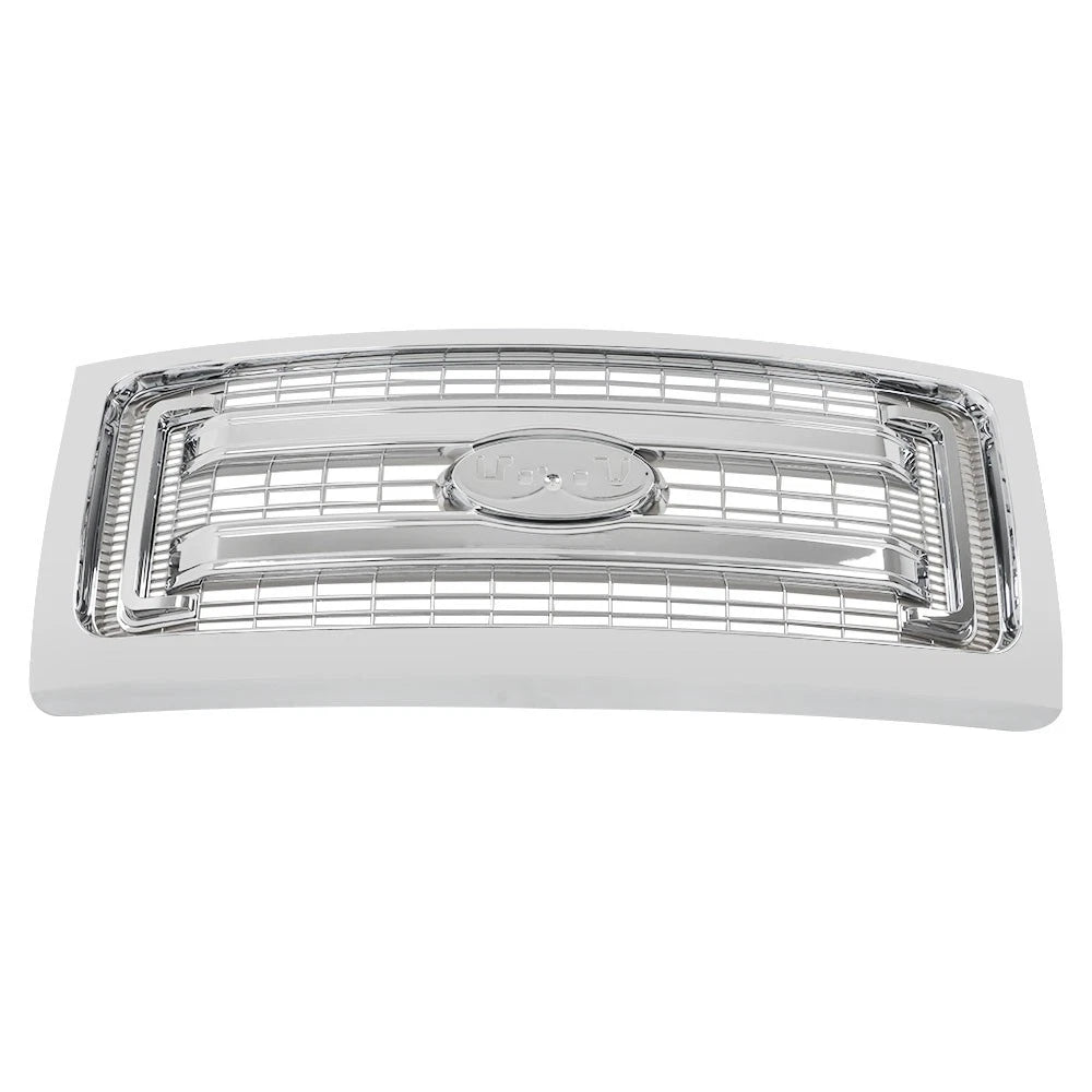 Set of 2 Chrome Front Upper Grille Replacements for Ford F150 (2009–2014)