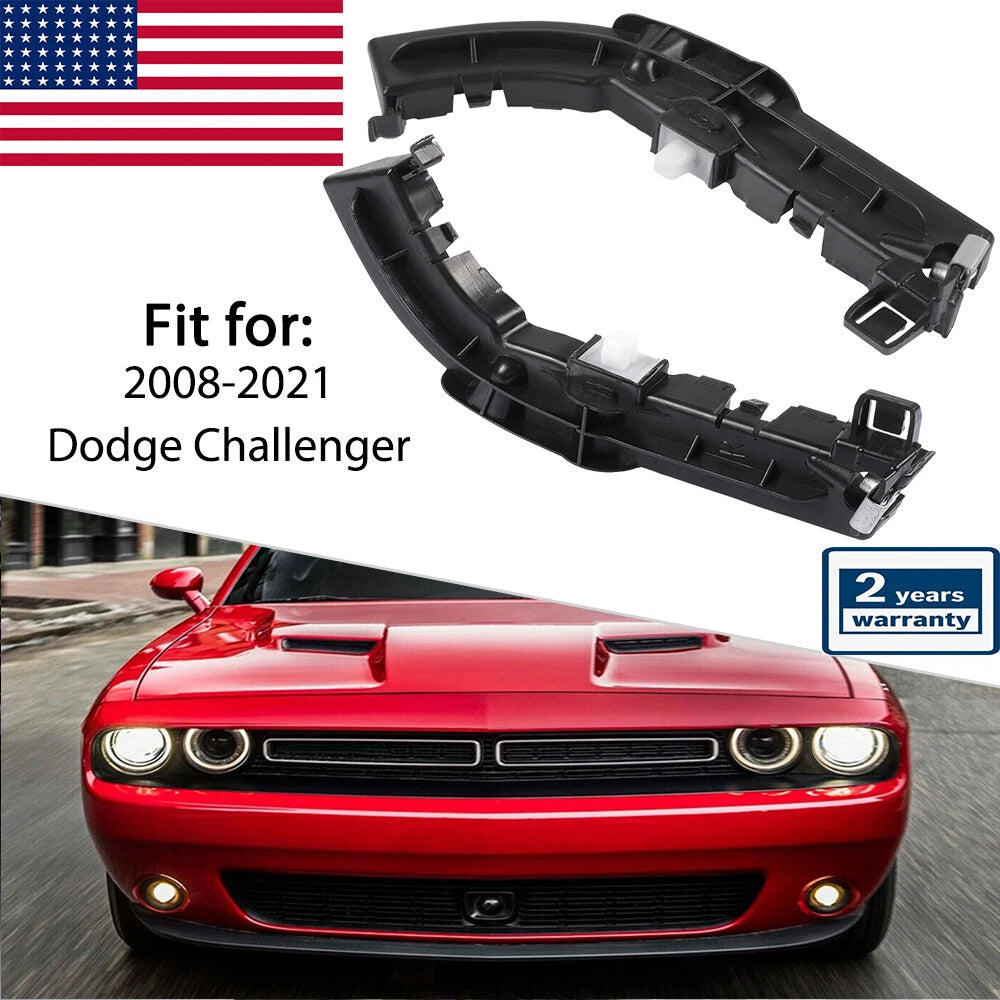 Set of 2 Front Bumper Support Brackets for Dodge Challenger (2008â2021)