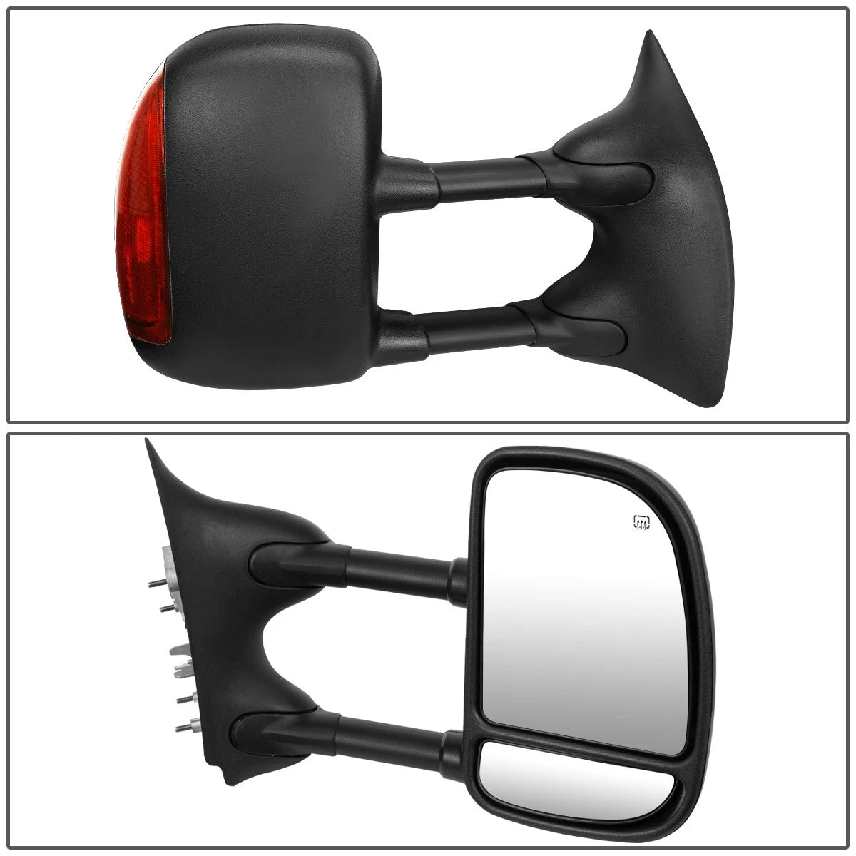 Right Powered Heated Amber LED Signal Towing Mirror for Ford Super Duty (1999–2007)