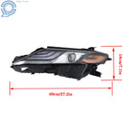 Full LED Headlight Assembly for Toyota Camry (2021-2022) Black Driver Side