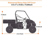 Universal Heavy Duty Waterproof UTV Cover for Side-by-Side (2010–2023)