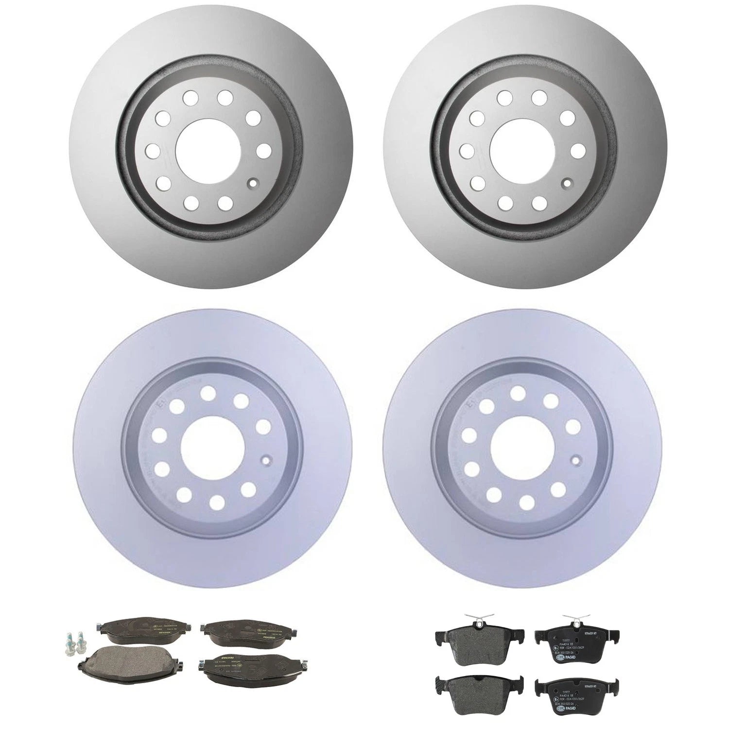Hella Disc Brake Pad Kit for Audi Q3, Volkswagen Jetta (2011–2023)