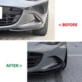 Carbon Look Front Vent Trim Fin Canards for Mazda MX-5 Miata (2016–2023)