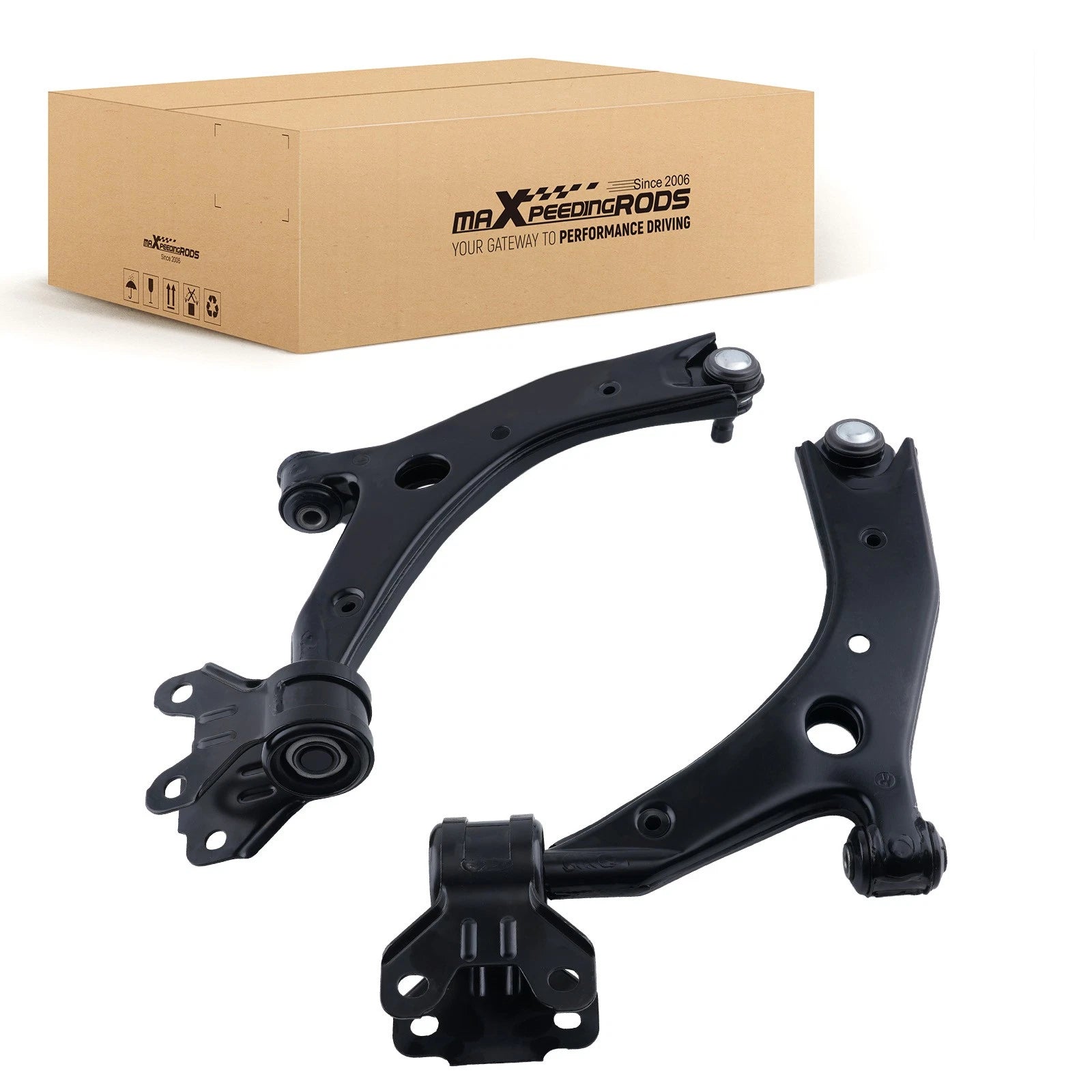 Pair Front Lower Control Arm w/Ball Joint for Mazda 3 (2010–2013) K621271 K621270