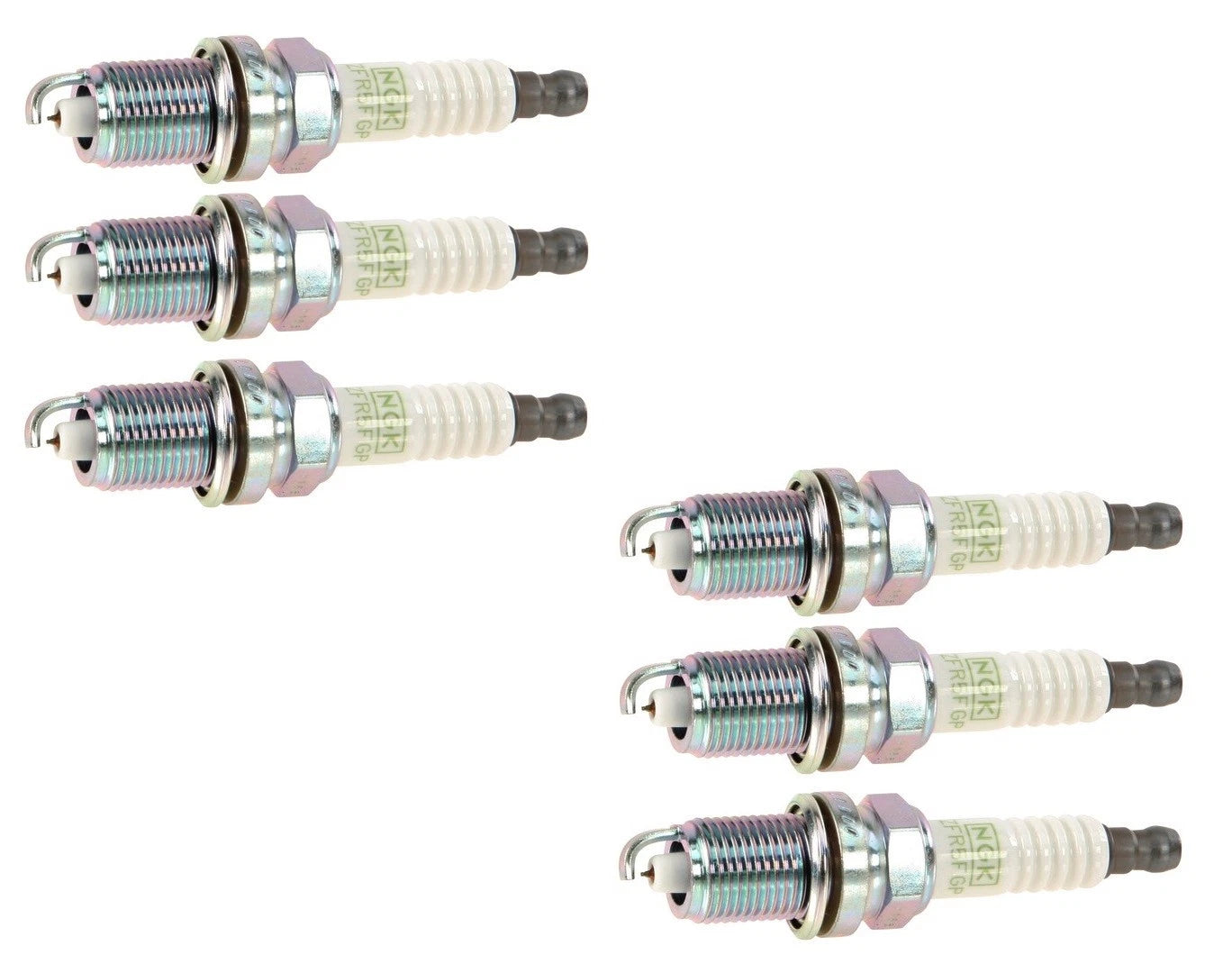 Set of 6 NGK GPower Platinum Spark Plugs ZFR5FGP 7098 for Acura Honda Mazda