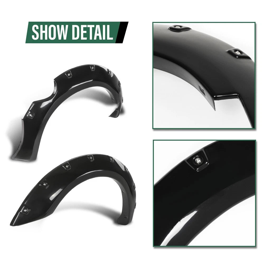 Pocket Rivet Bolt-On Fender Flares for Nissan Frontier (2006–2020)