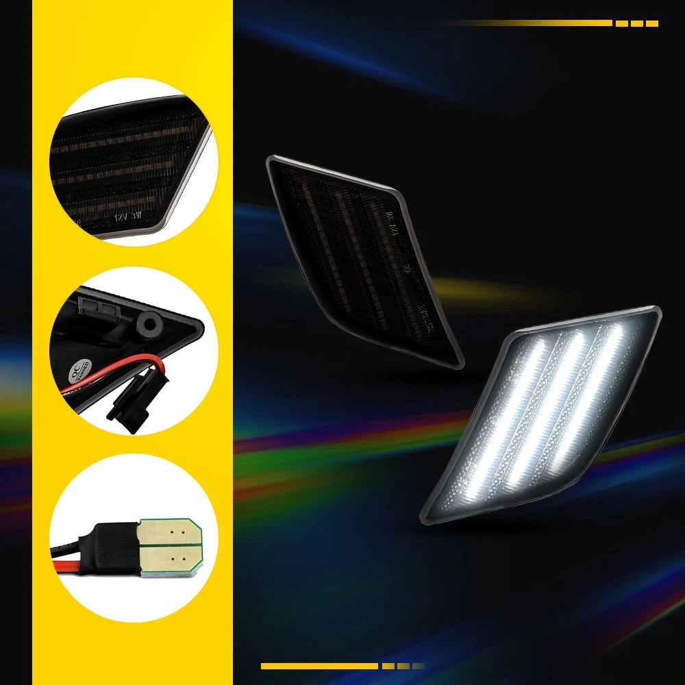 LED Side Marker Lights for Mercedes-Benz C300 C350 (2008-2011)