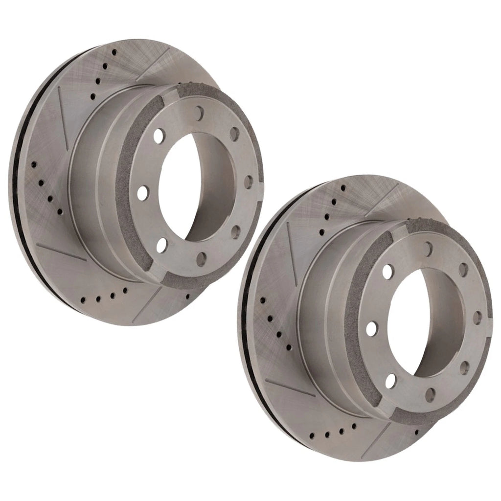 Rear Brake Disc Rotors for Ford F250 F350 Super Duty (2012–2023)