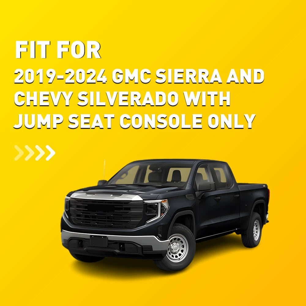 Center Console Lid Armrest Cover for Chevy Silverado GMC Sierra (2019–2024)