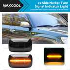 2X LED Side Marker Turn Signal Indicator Light for Toyota Landcruiser