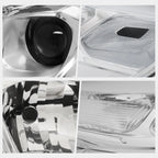 Projector Headlights for Chevy Equinox (2016–2017) w/Signal Lamp Clear Corner Chrome