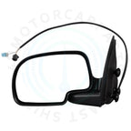 2X Power Heated Black Side View Mirrors for Chevy GMC (2003–2007)