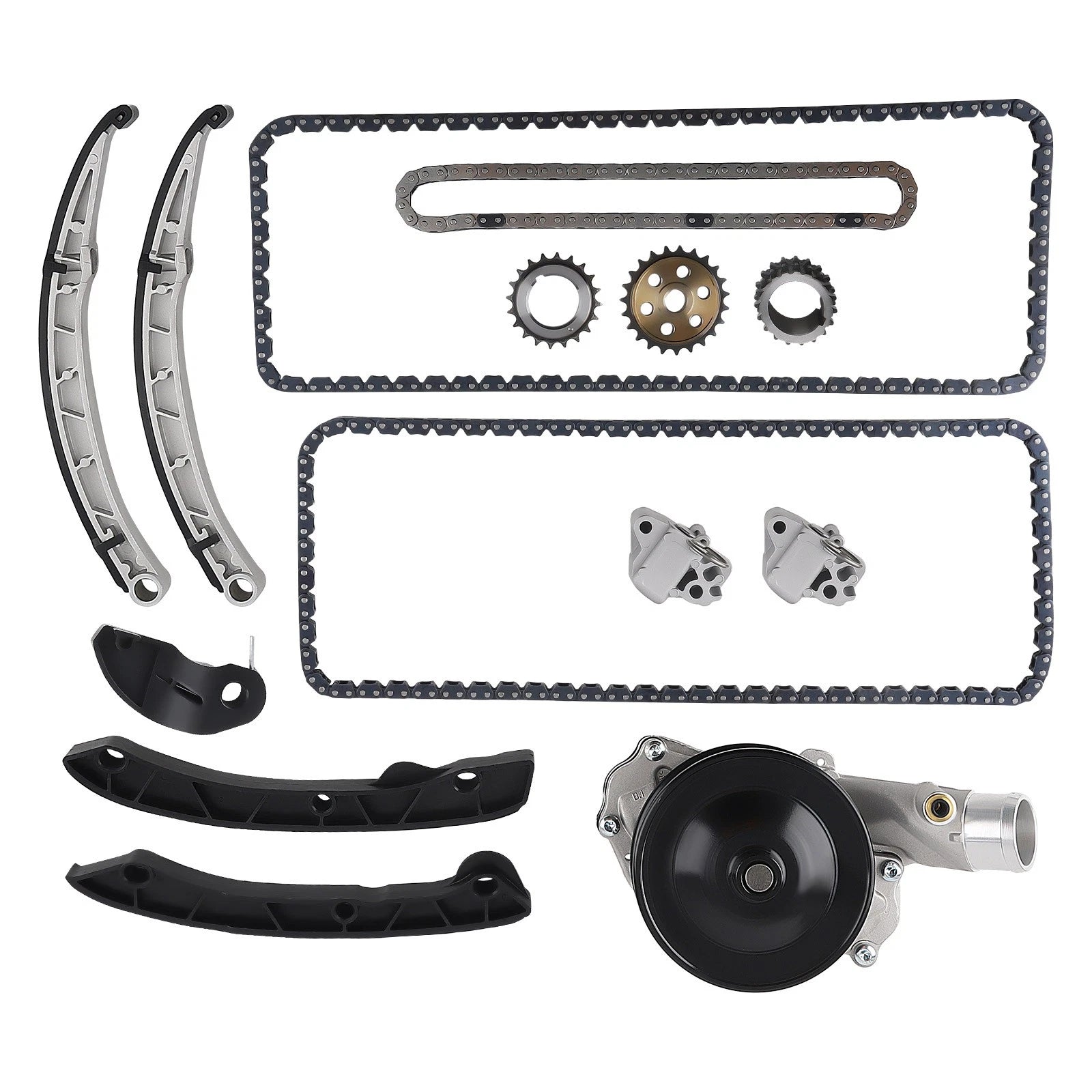 Timing Chain Kit & Water Pump for Land Rover LR4 Range Rover 3.0L 5.0L (2010–2015)
