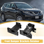 2X Front Bumper Mounting Support Bracket for Nissan Rogue (2014–2019)
