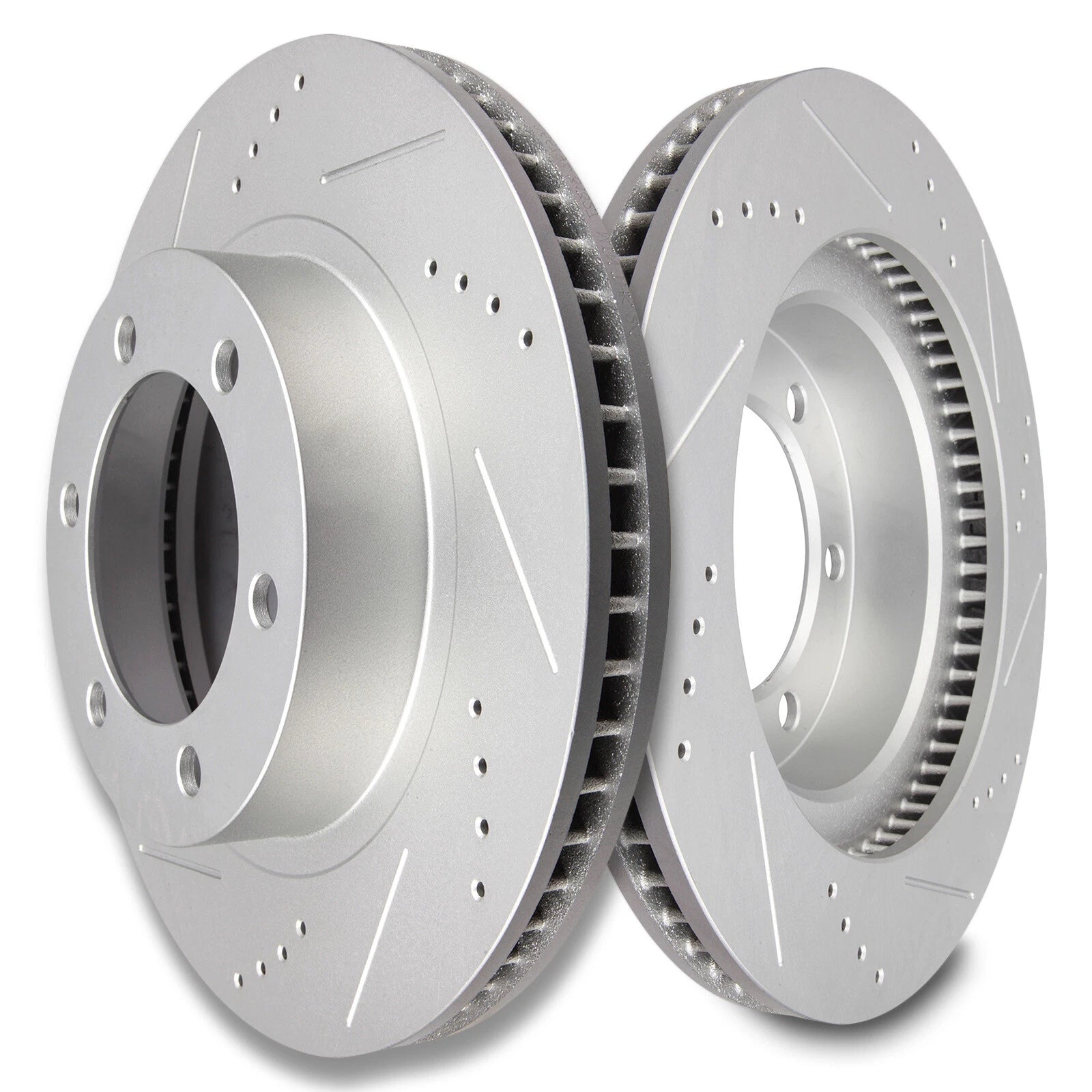 Front Brake Ceramic Pads and Rotors Kit for Toyota 4Runner, FJ Cruiser, Tacoma