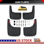 Set of 4 Mud Flaps Splash Guards for Chevrolet Silverado 1500 (2019–2023)