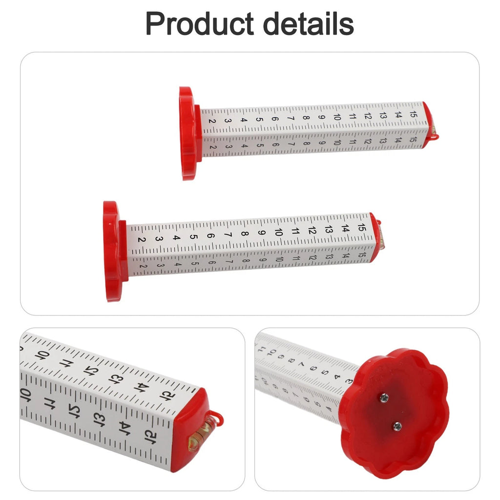 2pcs Aluminum Alloy Leveling Rulers for Ceiling and Floor Tiles
