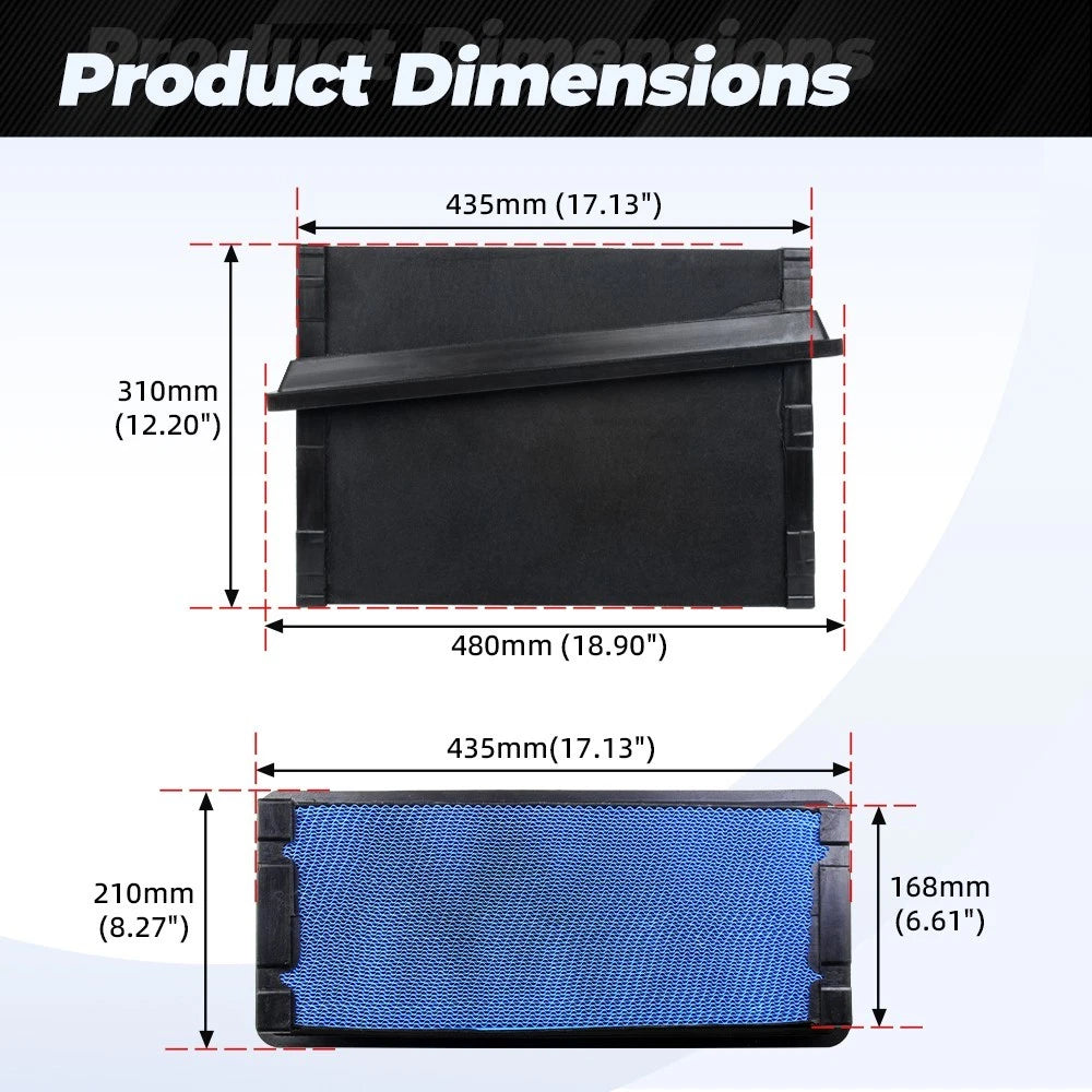 Set of 4 Engine Air Filters for Kenworth T680, Peterbilt 567, 579