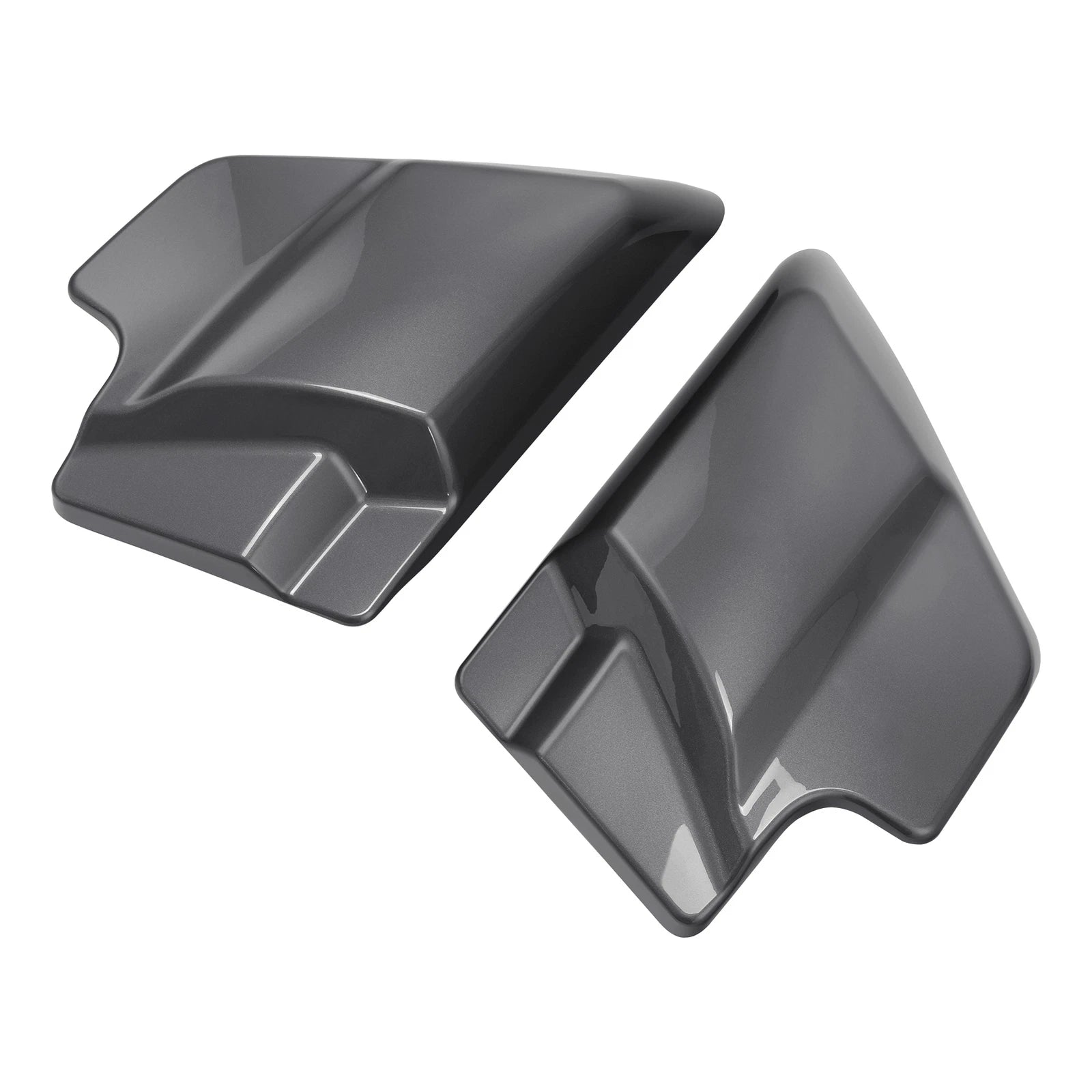 Battery Side Covers Panels for Harley Touring (2009–2023) Gauntlet Gray Metallic