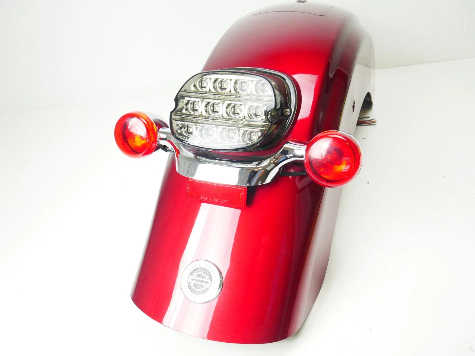 Rear Fender with Brake Light for Harley CVO Ultra Limited (2009–2021)