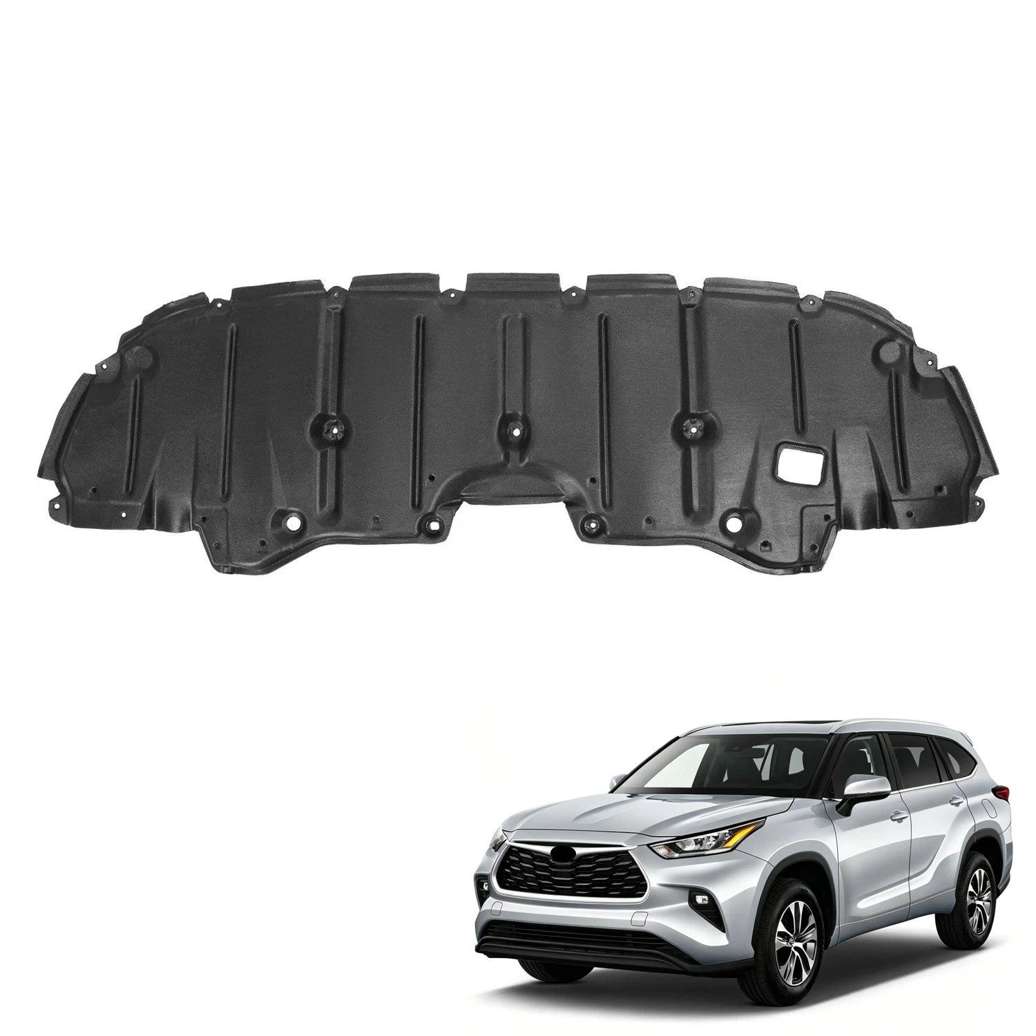 Front Lower Engine Splash Shield for Toyota Highlander (2020–2023) #514410E100