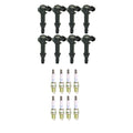 Set of 8 NGK Ignition Coils & Laser Platinum Spark Plugs for Dakota Raider (1997–2004)