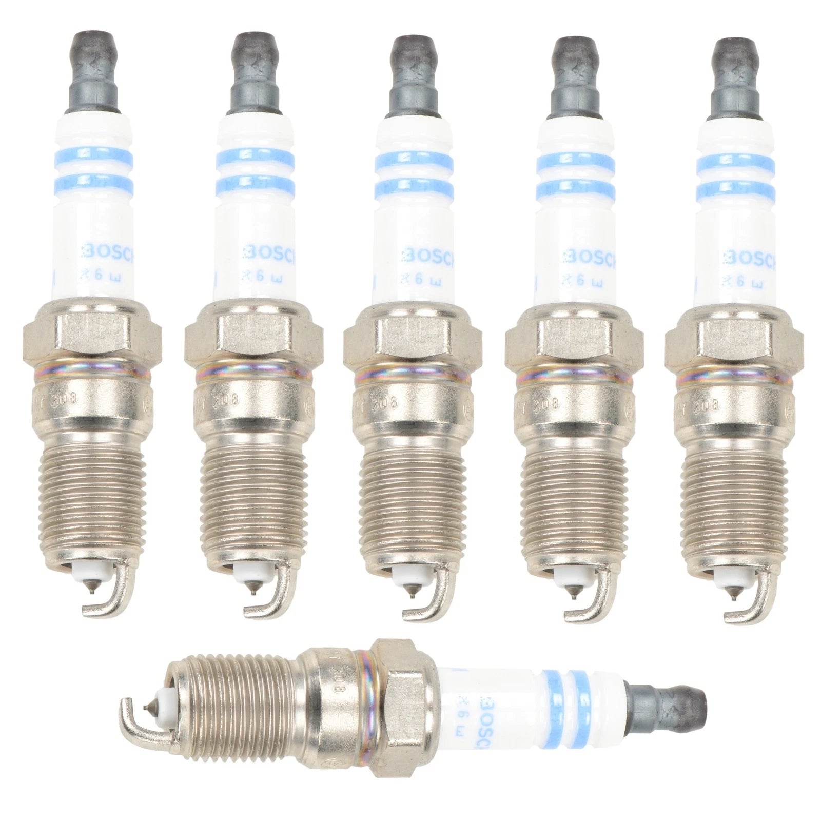Set of 6 Spark Plugs Bosch 8102 for Chevy Oldsmobile Pontiac