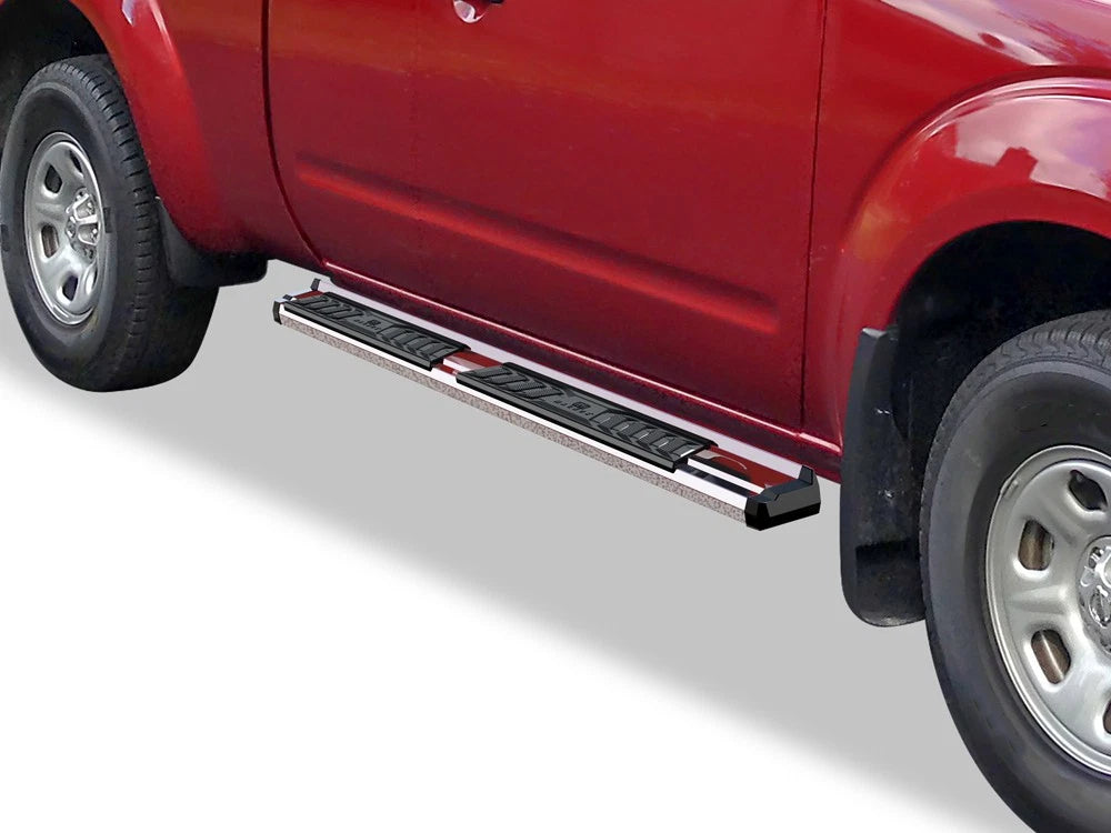 Chrome Nerf Bar Steps for Nissan Frontier Equator King Cab (2005–2026)