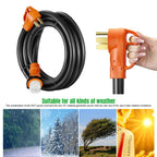 50 Amp Heavy Duty Extension Cord 14-50P to SS2-50R for RV (2010–2023)