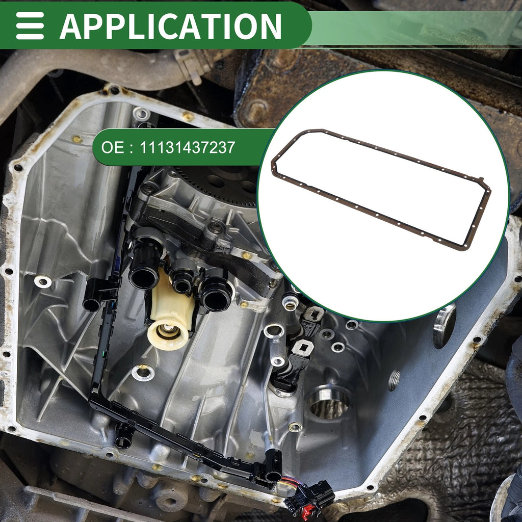 Oil Pan Gasket for BMW 323i 1998-2000, 328i 1996-2000 (11131437237)