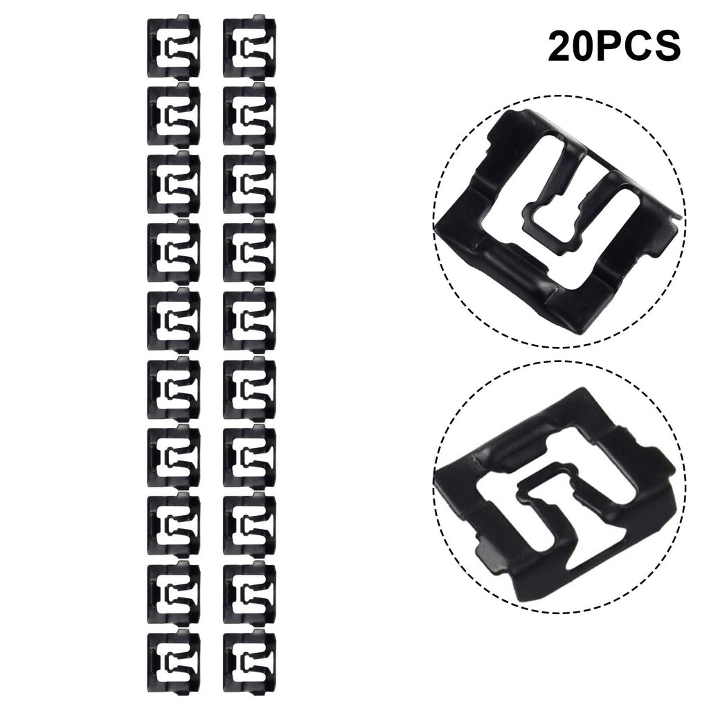 Set of 20 Windshield Trim Molding Clips for Ford (6493, C5ZZ6543413B)