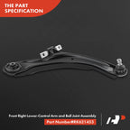 Front Right Lower Control Arm with Ball Joint for Nissan Rogue (2008-2013)