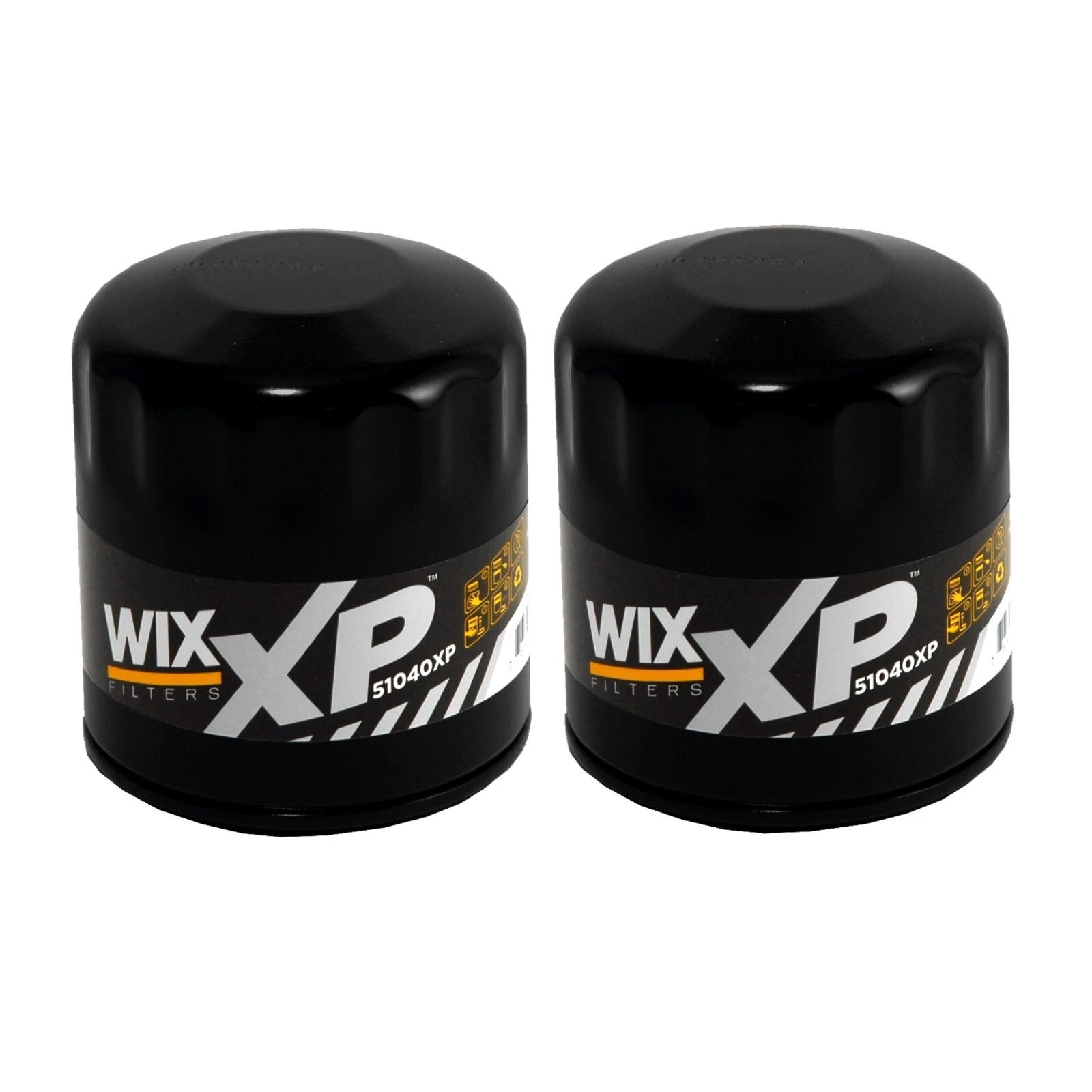 Set of 2 Wix Engine Oil Filters (Spin-On) for Buick Cadillac Chevy GMC Isuzu Jeep