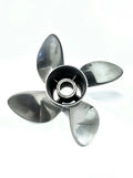 4X Evinrude Cyclone 14.5 x 21 LH Stainless Steel Propeller 177235