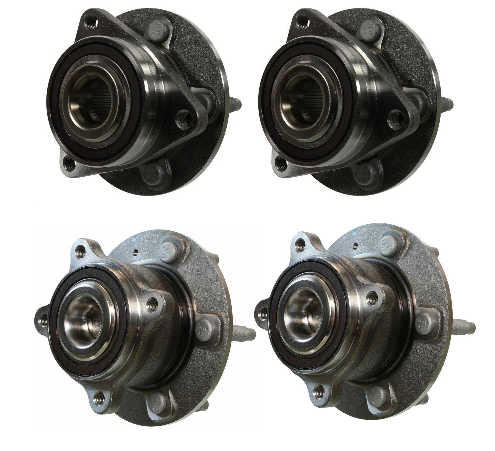 Moog Front & Rear Wheel Bearing Hub Assemblies Kit for Chevy Cruze (2011–2012)